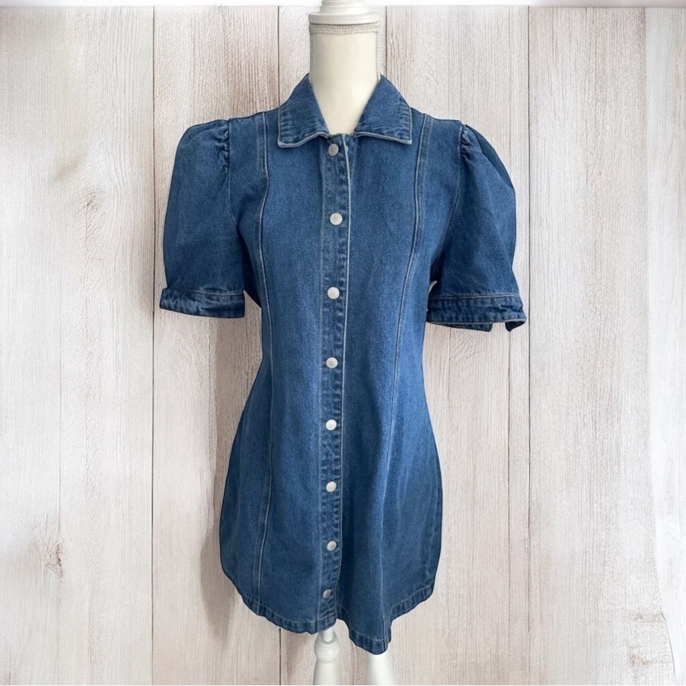 Blank NYC Indigo Denim Mini Dress